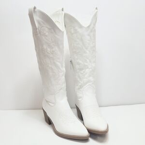 Womens White Cowgirl Boots